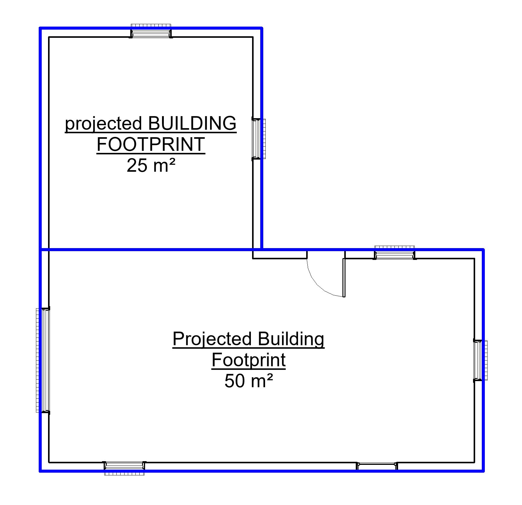 Projected Building Footprint