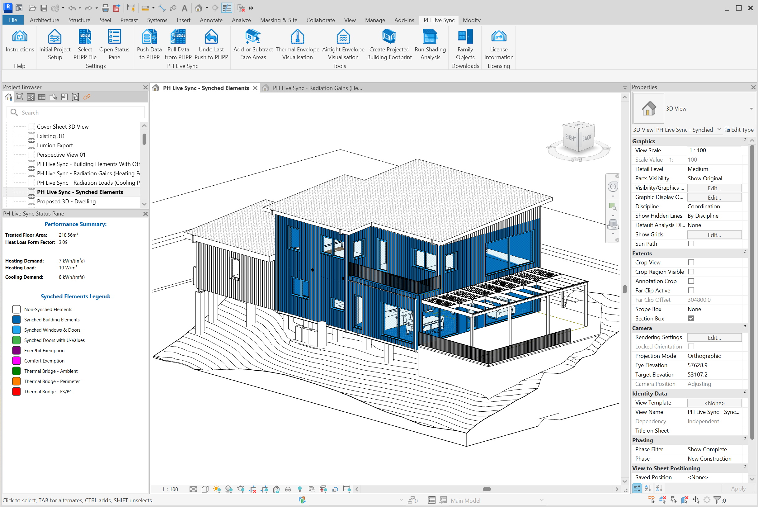 Status Bar 01 Synced Elements 3D View