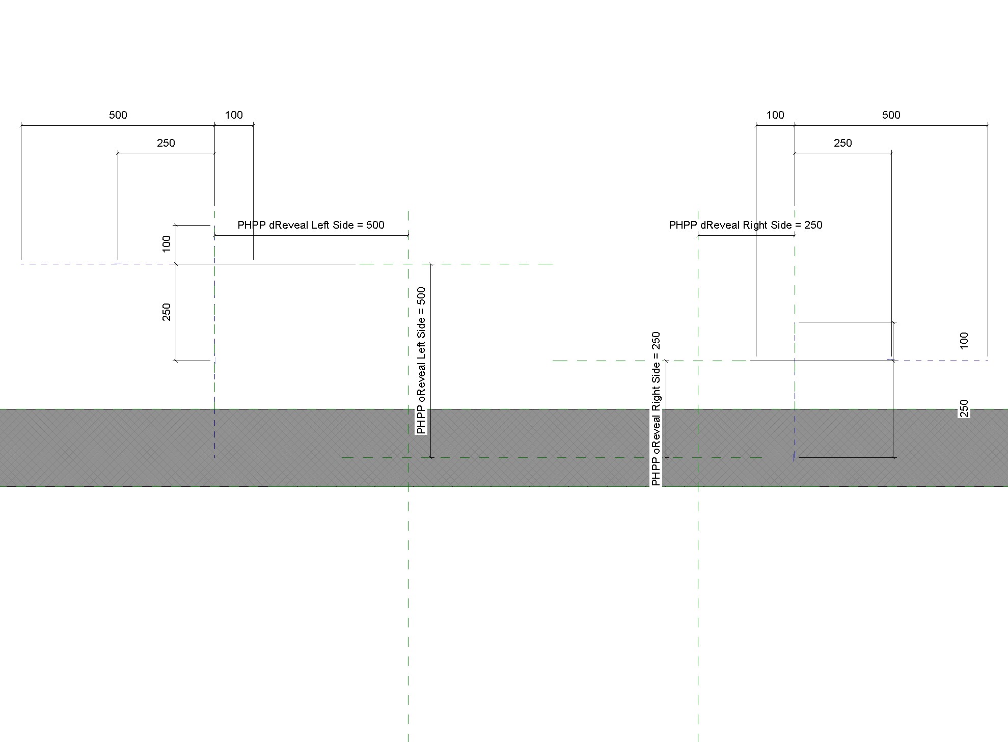 Window Shading Guides Template - Plan View